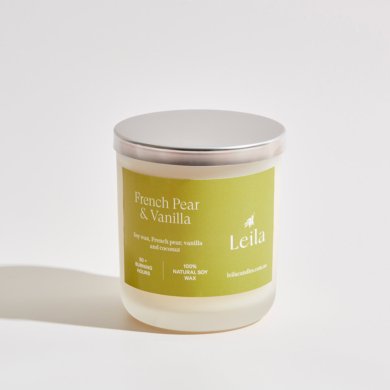 FRENCH PEAR & VANILLA X-LARGE FROSTED CANDLE