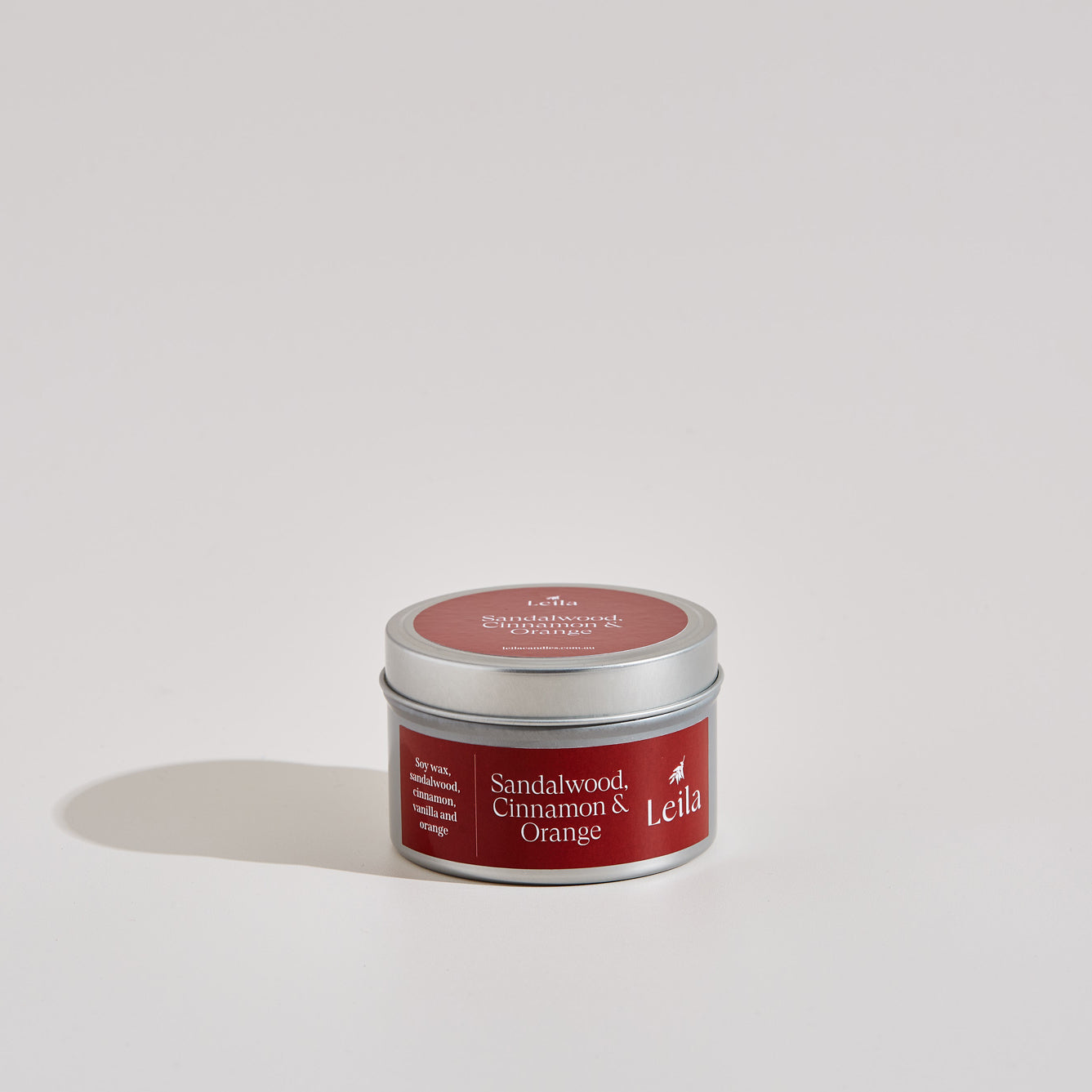 SANDALWOOD, CINNAMON & ORANGE TRAVEL TIN