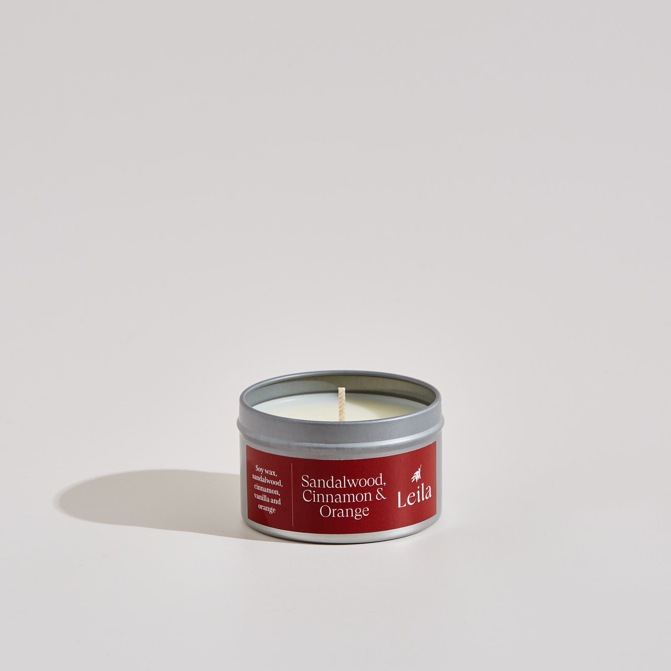 SANDALWOOD, CINNAMON & ORANGE TRAVEL TIN