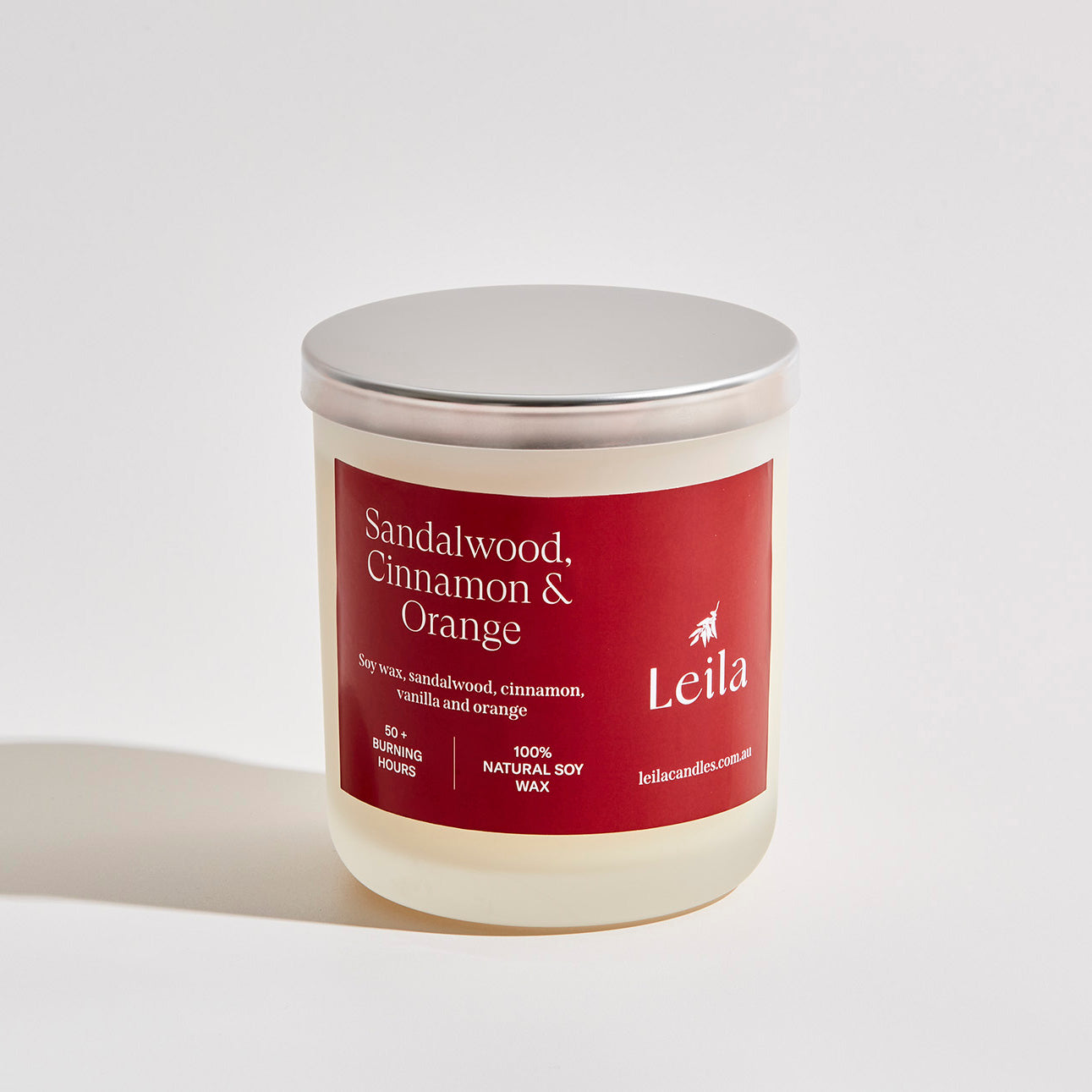 SANDALWOOD, CINNAMON & ORANGE X-LARGE FROSTED CANDLE