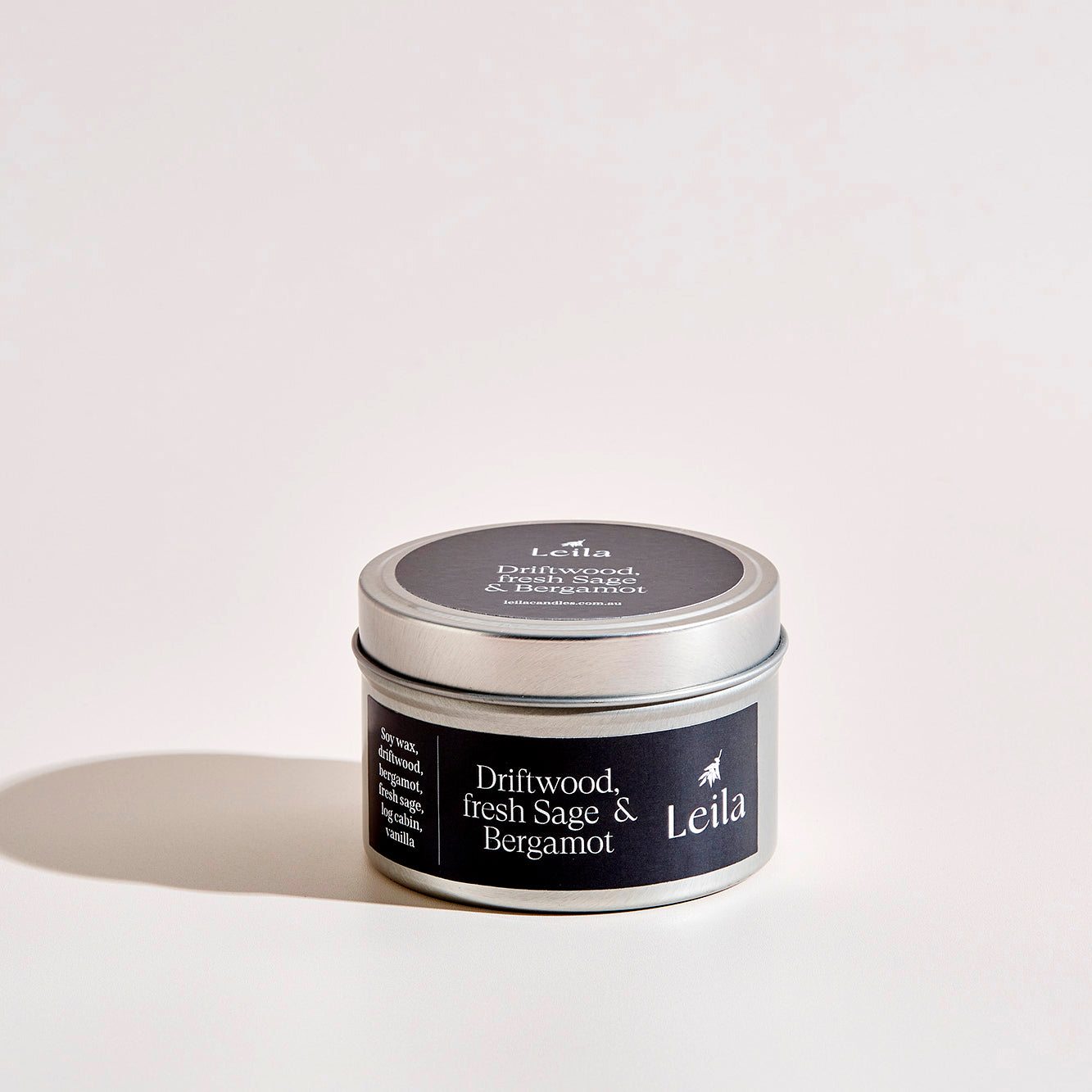 DRIFTWOOD, FRESH SAGE & BERGAMOT TRAVEL TIN